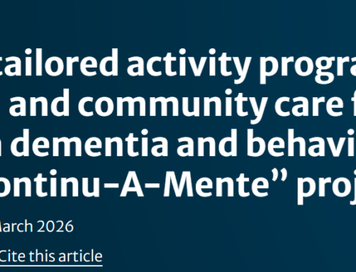 Nuove evidenze per la continuità assistenziale nella demenza: il progetto “Continu-A-Mente”